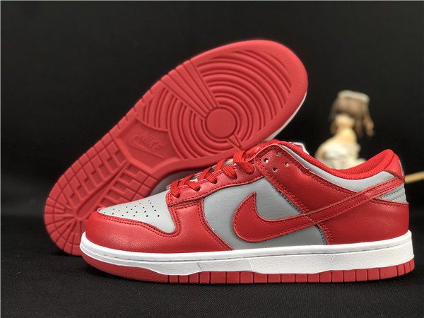 Women's Dunk Low SB Red/Gray Shoes 099
